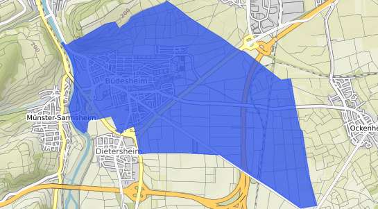Bodenrichtwertkarte Bingen am Rhein B&uuml;desheim